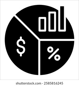 Market Dominance Icon Element For Design