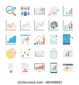 Market and Economics Colored Vector Icons 4