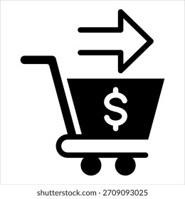 Elemento de icono de entrada de mercado para diseño