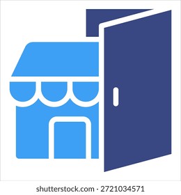 Elemento de icono de entrada de mercado para diseño