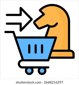 Elemento De Icono De Plan De Entrada De Mercado Para Diseño