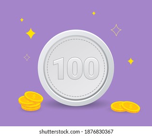 Market Events with Discounts illustration set. coin, silver, money, point. Vector drawing. Hand drawn style.