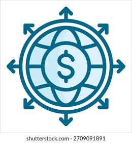 Markterweiterungs-Symbolelement für Design