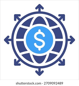Markterweiterungs-Symbolelement für Design