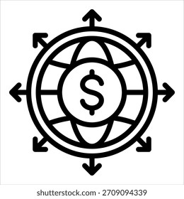 Markterweiterungs-Symbolelement für Design