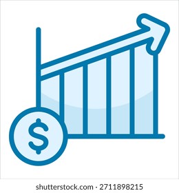 Market Forecasting Icon Element For Design