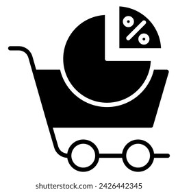 Market Gap icon line vector illustration