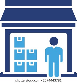 Market Icon Element for Design
