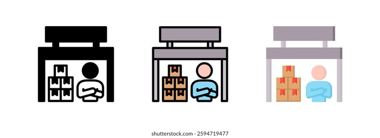 Market Icon Element For Design