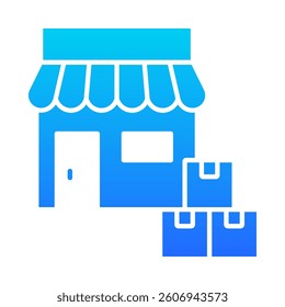 Market Icon Element for Design