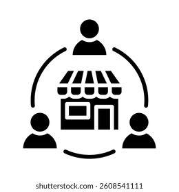 Market Icon Element for Design