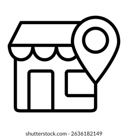 Elemento de icono de mercado para el diseño