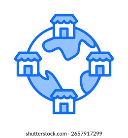 Elemento De Ícone De Mercado Para Design