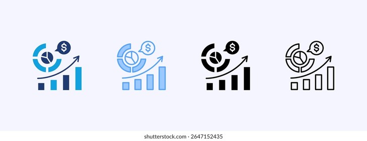 Market Icon Set Multiple Style Collection