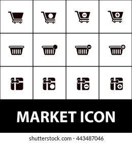 market icon. market sign