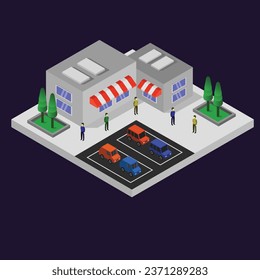ilustración isométrica pro vectorial Isometric