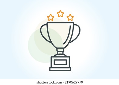 MARKET LEADER ICON VECTOR DESIGN