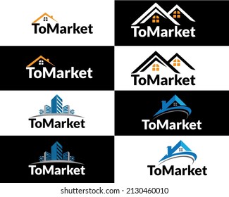 So vermarkten Sie das Logo in moderner, minimalistischer vier Version