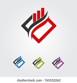 market logo vector for business