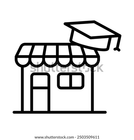 Market Mastery icon line vector illustration
