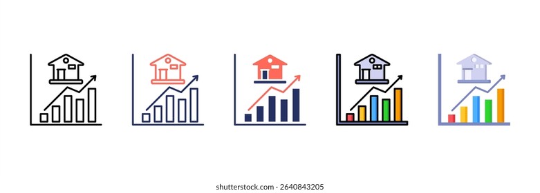 Market Multi Style Icon Set