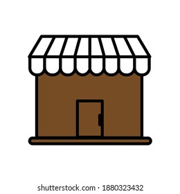 Market place icon, perfect for web campaigns, applications, media and more. Vector illustration eps 10 which can be edited and changed color.