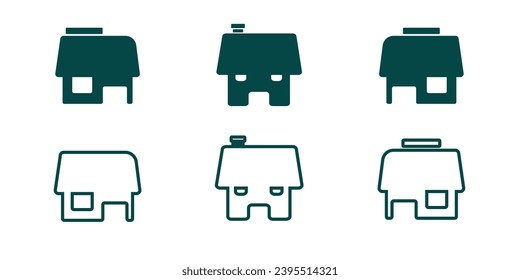 market place icon set, simple vector eps 10, design for graphic needs