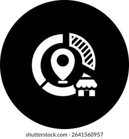 Market Positioning Icon Element For Design