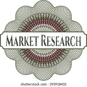 Market Research abstract rosette