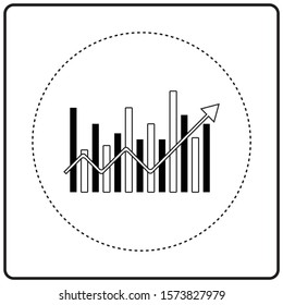 Market Research And Data Analysis Line Icon. 