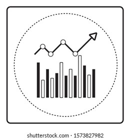 Market Research And Data Analysis Line Icon. 