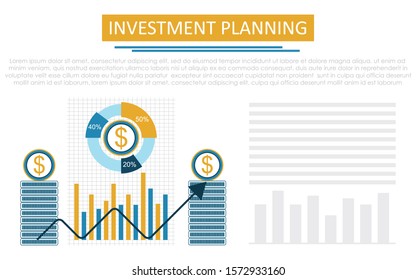 Market Research Icon. Analytics and data analysis with graphs and charts