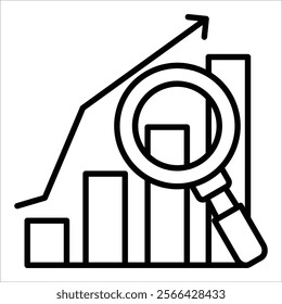 Market Research Icon Element For Design