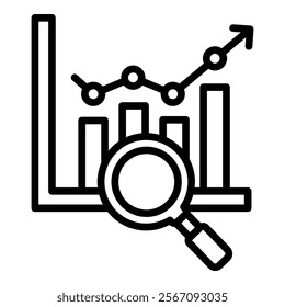 Market Research Icon Element For Design