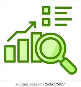 Market Research Icon Element For Design