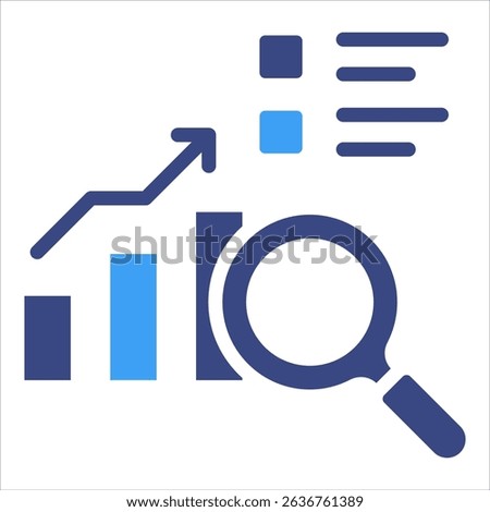 Market Research Icon Element For Design