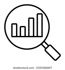 plantilla de diseño de logotipo de iconos de investigación de mercado
