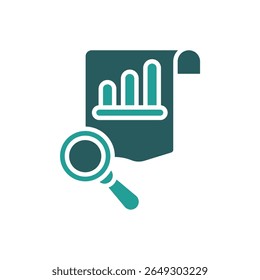 market research  icon. vector.Editable stroke.linear style sign for use web design,logo.Symbol illustration.