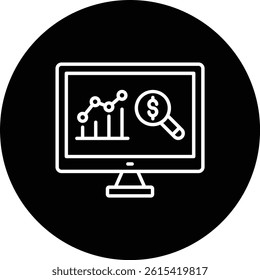 Market Research vector icon. Can be used for printing, mobile and web applications.
