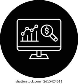 Market Research vector icon. Can be used for printing, mobile and web applications.