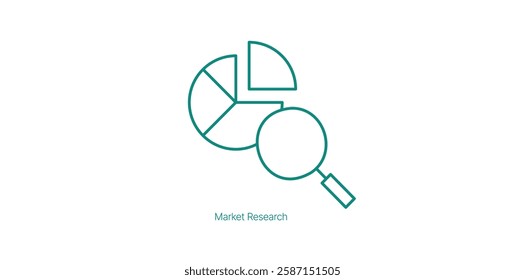 Market Research Vector Icon for Data-Driven Business Strategies