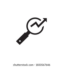 market research vector icon design template