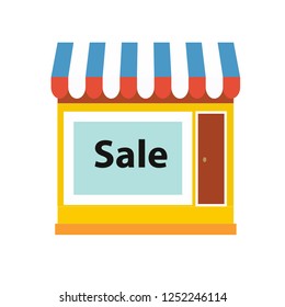 market sale shop vector icon