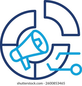 Market Segmentation Icon Element For Design