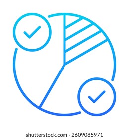 Market Segmentation Icon Element for Design