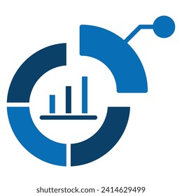 Market Segmentation icon line vector illustration