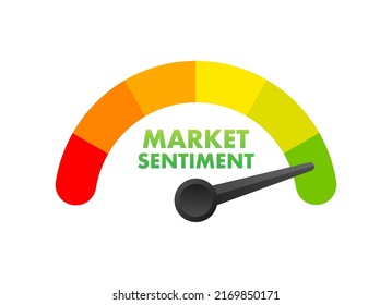 Marktstimmung, Angst und Gier-Index. Marktstimmung. Geschäftskonzept