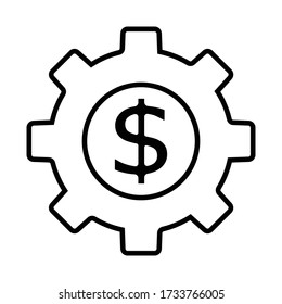 market share icon in different style vector illustration