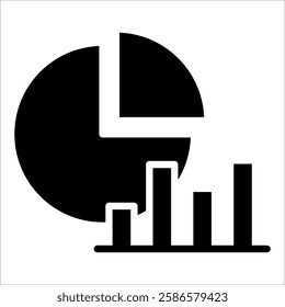 Market Share Icon Element For Design