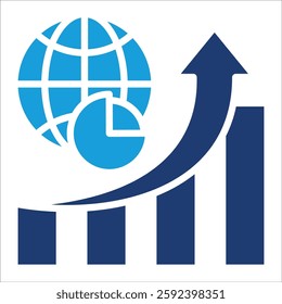 Market Share Icon Element For Design